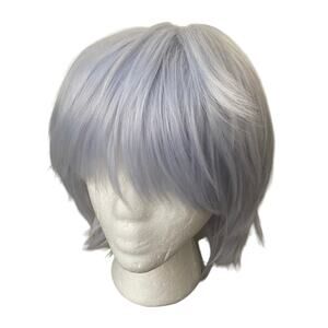 New Adult Unisex OS Blue Silver Anime Wing Costume